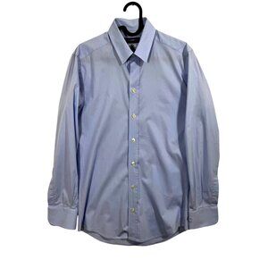 DOLCE GABBANA Classic Light Blue Cotton Dress Shirt Italy S 15/38 Office Formal